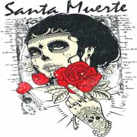 Женская футболка Santa Muerte